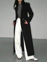 Collar Pocket Graceful Blazer Coat Black / S Blazers