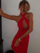 Cross Bandage Hipster Mini Dress