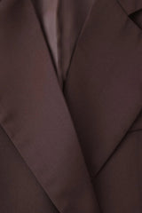 High-Waisted Button Blazer