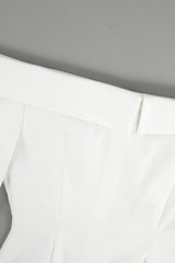 Off Shoulder Boat Neck Blouse