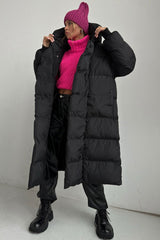 Casual Longline Insulated Puffer Jacket