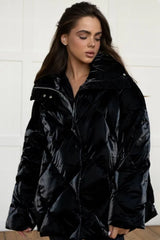 Loose Fit Quilted Cotton Jacket