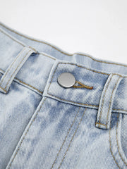 Denim Straight Graceful Leg Jeans Jeans