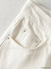 Denim Straight Graceful Leg Jeans Jeans