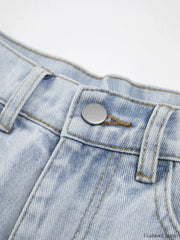 Denim Straight Graceful Leg Jeans Jeans