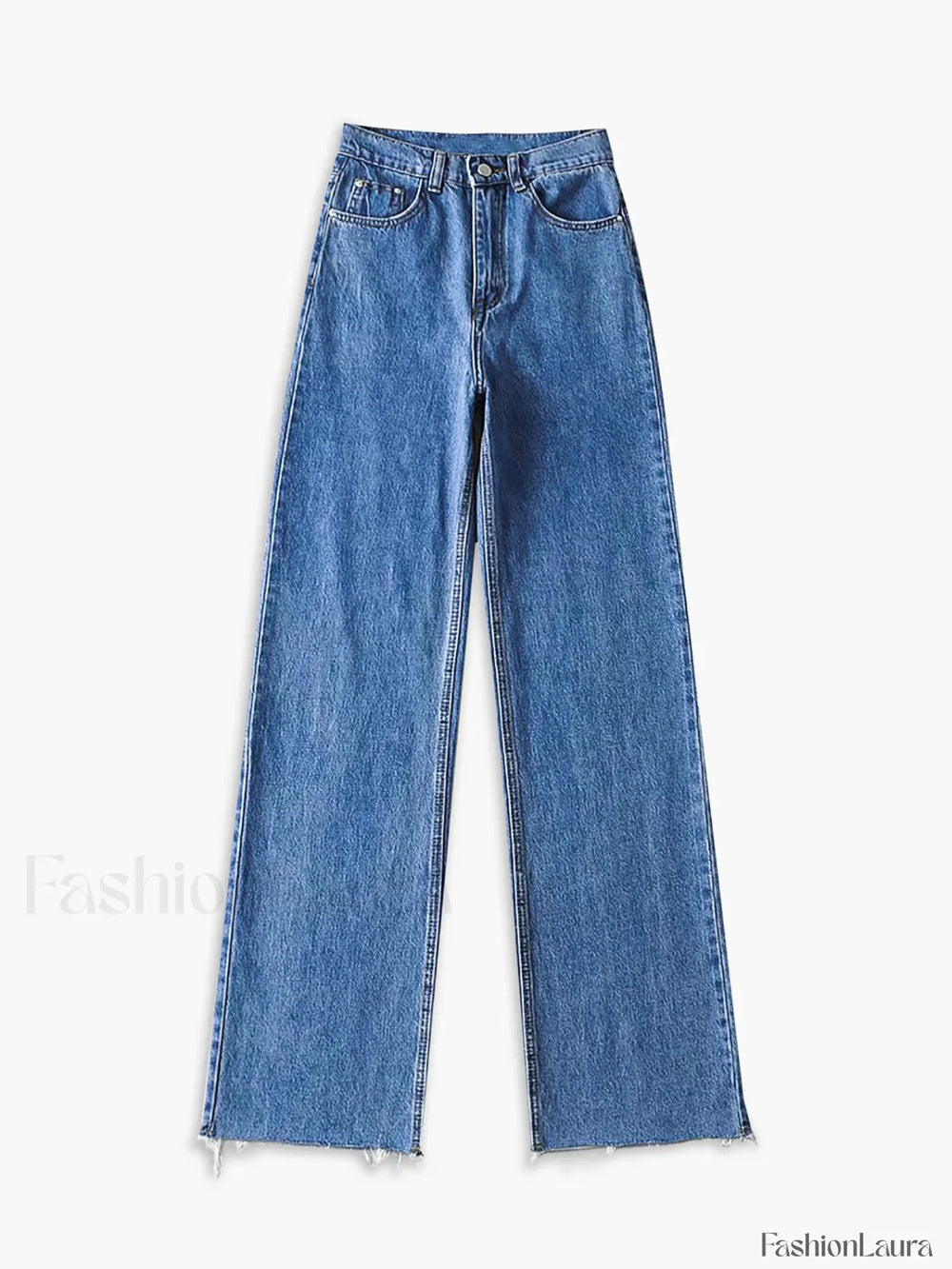 Denim Straight Graceful Leg Jeans Navy / XS Jeans
