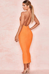 One Shoulder Backless Party Dress