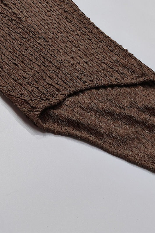 Halter Neck Bodycon Maxi Sweater Dress