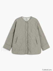 Effortless Quilted Graceful Puffer Coat Winter Coats