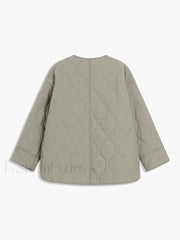 Effortless Quilted Graceful Puffer Coat Winter Coats