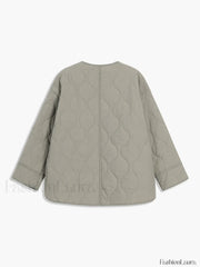 Effortless Quilted Graceful Puffer Coat Winter Coats