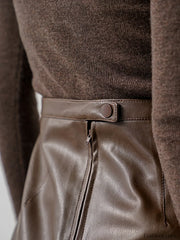 Eternity Nightshade Graceful PU Leather Skirt Skirts