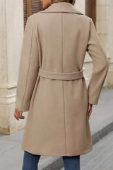 Wool Blend Blazer Overcoat