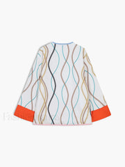 Fantasy World Double Trendy Sided Patchwork Coat Winter Coats