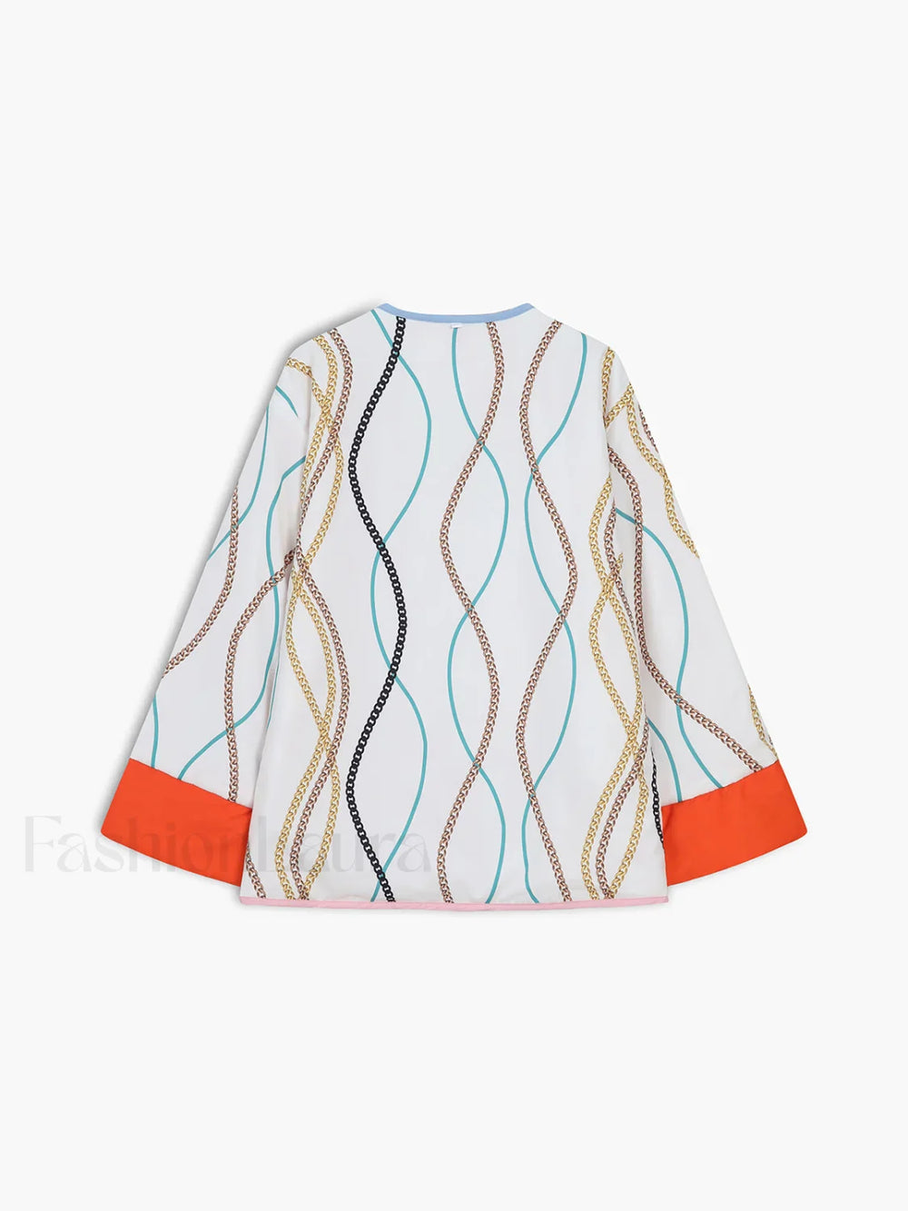 Fantasy World Double Trendy Sided Patchwork Coat Winter Coats