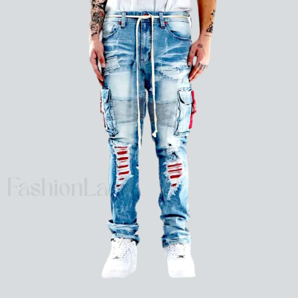 Fashion men vintage jeans jeans