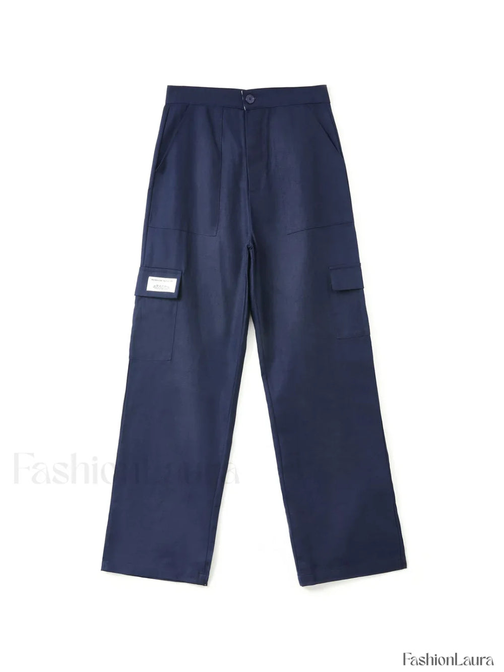 Fold Over Waist Y2K Straight Leg Pants Straight Leg Pants