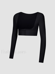 Front Charming Button Bolero T Shirts