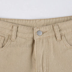 High Waisted Solid Flare Jeans Flare Jeans