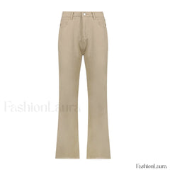 High Waisted Solid Flare Jeans Flare Jeans