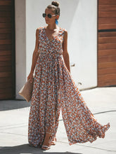 Hippie Floral Maxi Boho Dress Red / S