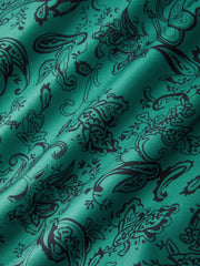 Lace Up Paisley Print Mini Dress Mini Dresses