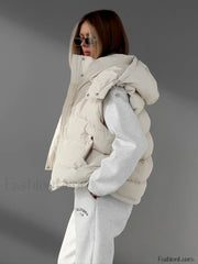Lightweight Quilted Graceful Puffer Down Coat Down Coats
