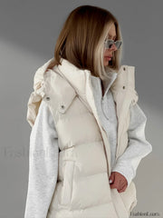 Lightweight Quilted Graceful Puffer Down Coat Down Coats