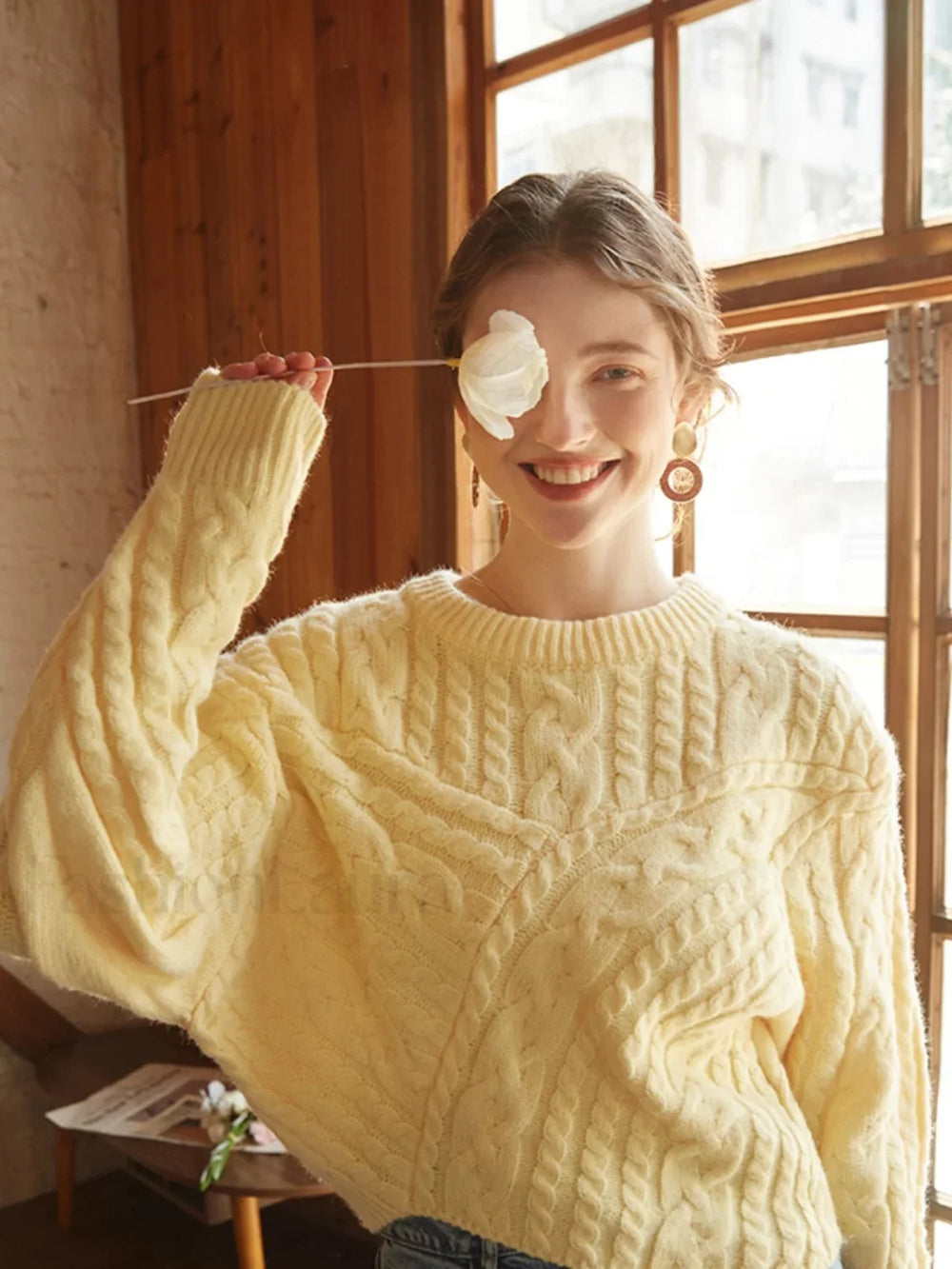 Limoncello Charming Oversized Sweater Sweaters