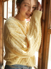 Limoncello Charming Oversized Sweater Yellow / S Sweaters