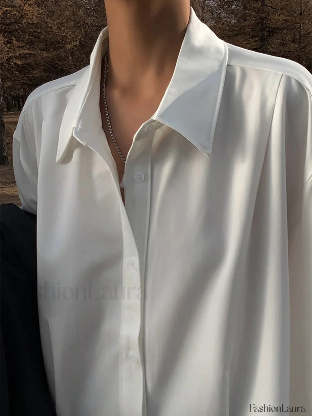 Made For You Trendy Oversized Button Down Shirt Shirts