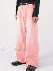 Men’s Faded Vintage Denim Loose Jeans loose jeans