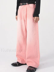 Men’s Faded Vintage Denim Loose Jeans loose jeans