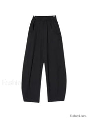 Men’s Paneled Loose Casual Pants Straight Leg Pants