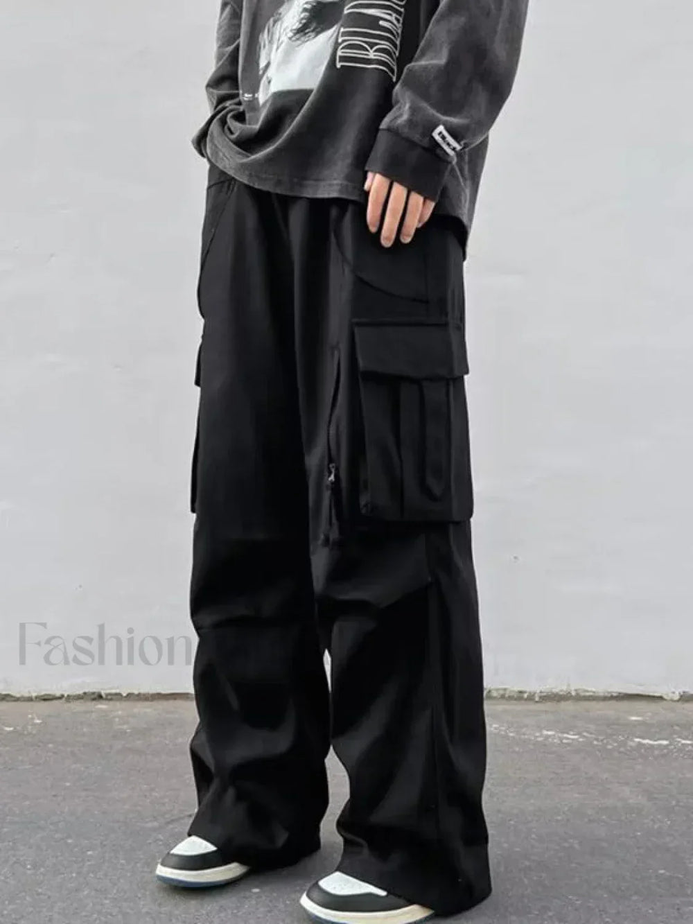 Men’s Utility Pocket Cargo Pants Black / L Cargo Pants
