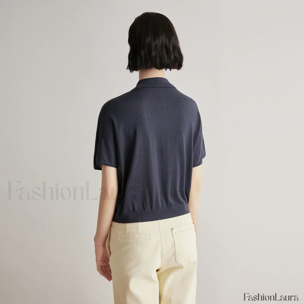 Merino Wool Silk High End T Shirt