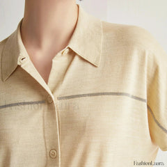 Merino Wool Silk High End T Shirt