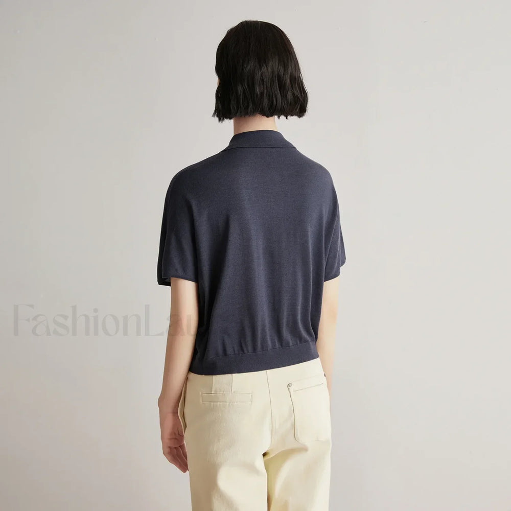 Merino Wool Silk High End T Shirt