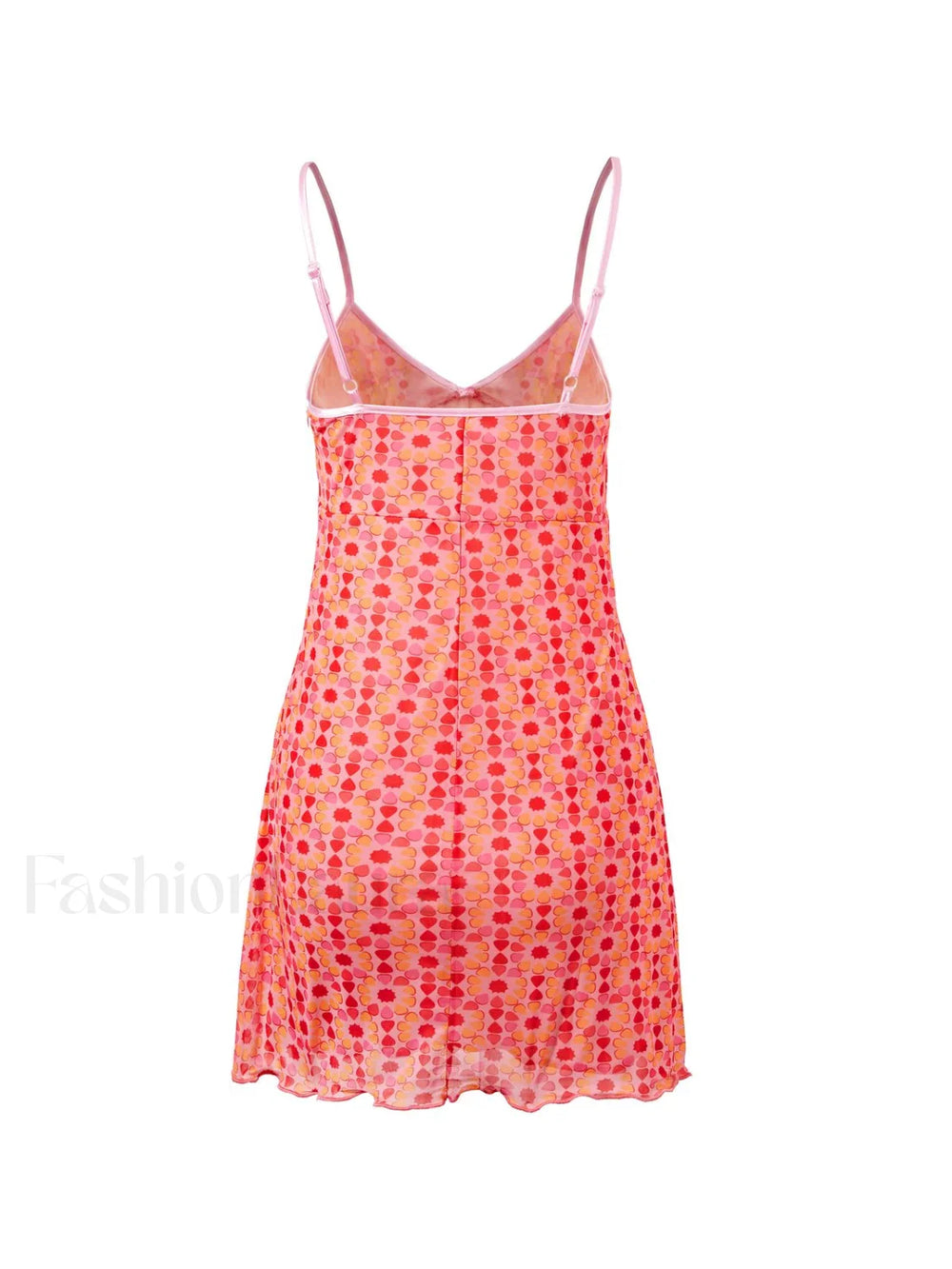 Mesh Floral Mini Dress Mini Dresses