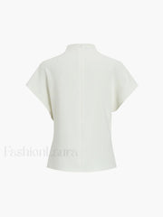 Minimalism Short Graceful Sleeve Top T Shirts