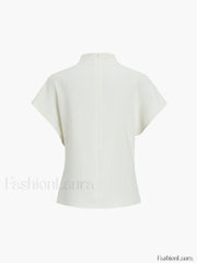 Minimalism Short Graceful Sleeve Top T Shirts