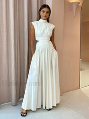 Mock Neck Cut Trendy Out Long Dress Dresses