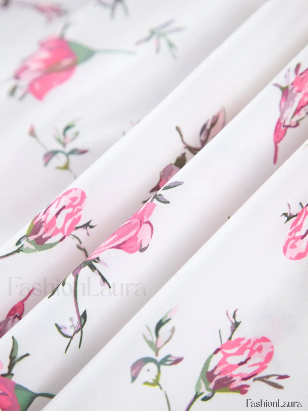 Multi Floral Lace Trendy Trim Short Dress Dresses