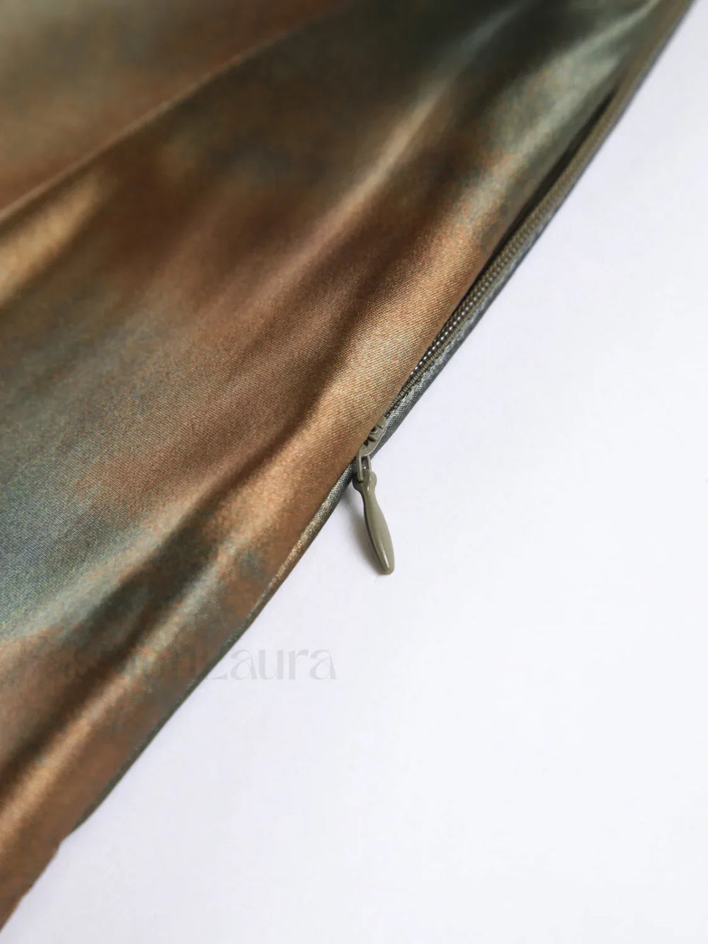 Neptune Satin Open Trendy Back Long Dress Dresses