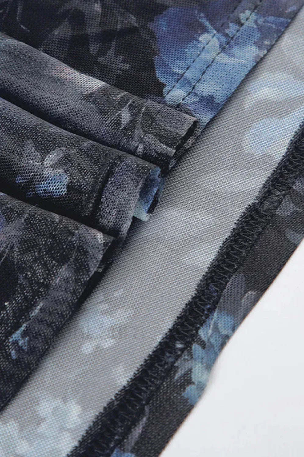 Retro Floral Strappy Backless High Split Pleated Maxi Dress