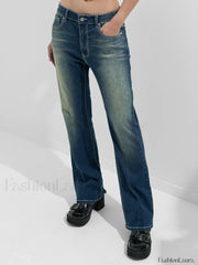 Rhinestone Chrome Hearts Flare Leg Jeans Flare Jeans
