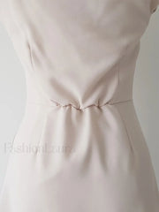 Ruched Boat Neck Party Midi Dress Midi Dresses