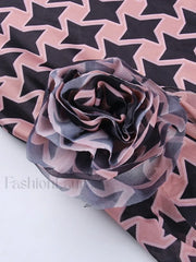 Ruffle Flower Embellish Bandeau Mini Dress Mini Dresses