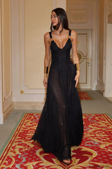 Sexy Mesh Bodycon Vacation Maxi Dress