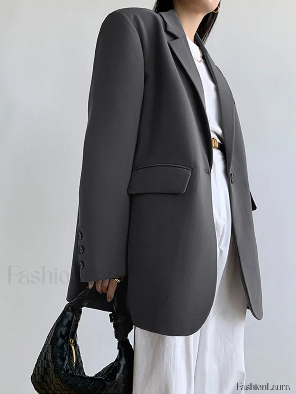 Single Breasted Graceful Essential Blazer Blazers